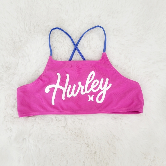 🍭HURLEY GIRL'S BIKINI TOP AND BOTTOM SIZE XL - Picture 2 of 5